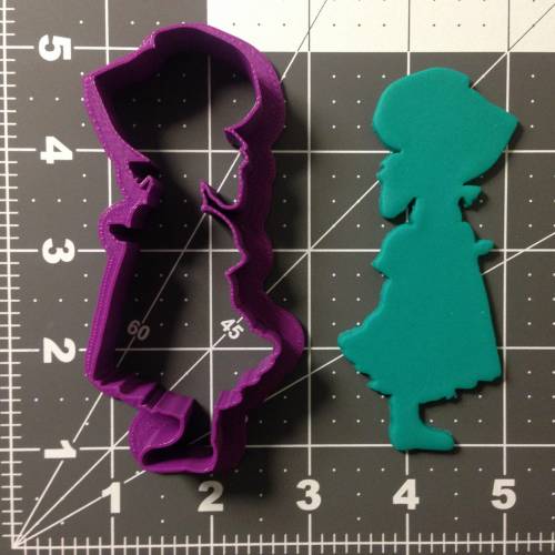 Girl with Bonnet Silhouette Cookie Cutter