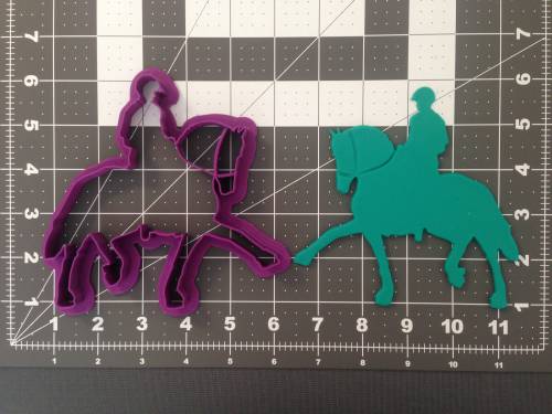 Horse and Rider Cookie Cutter