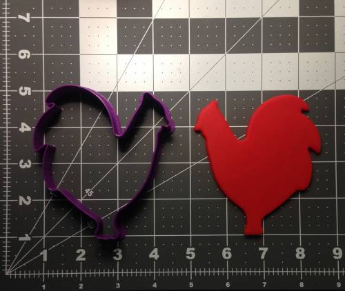 Rooster 101 Cookie Cutter