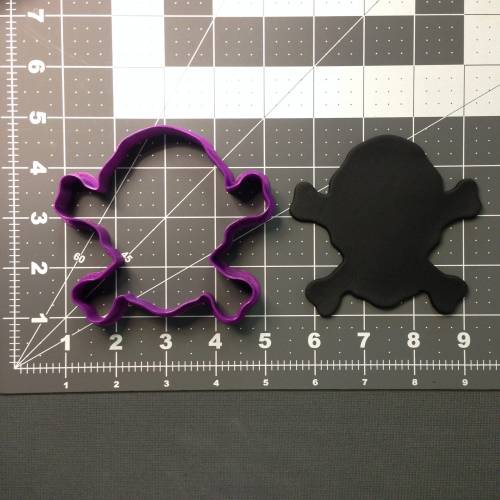 Skull and Crossbones 101 Cookie Cutter