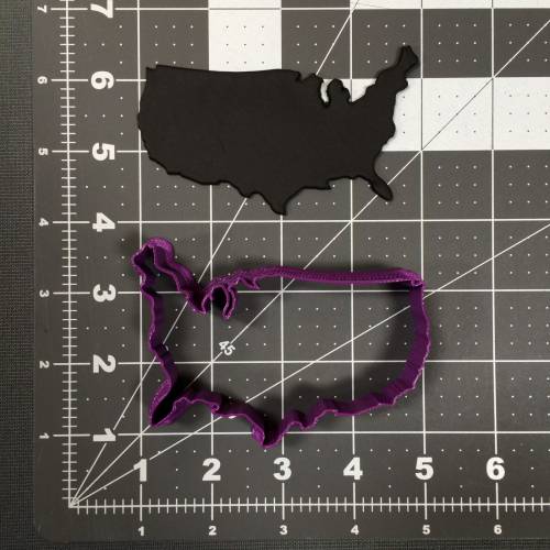 Contiguous USA Map Cookie Cutter