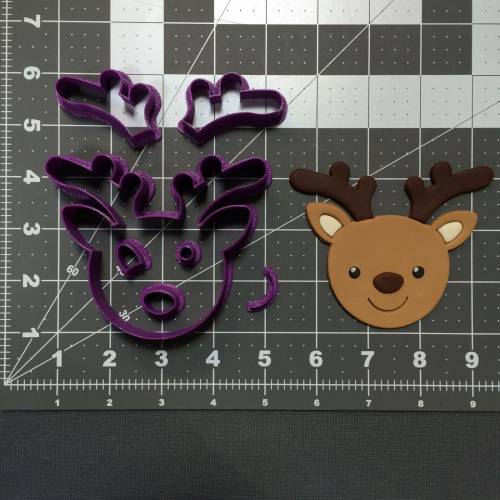 Deer Face 100 Cookie Cutter Set