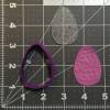 Easter Egg 100 Cookie Cutter and Stamp (imprinted 1)