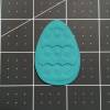 Easter Egg 104 Cookie Cutter and Stamp (imprinted 2)
