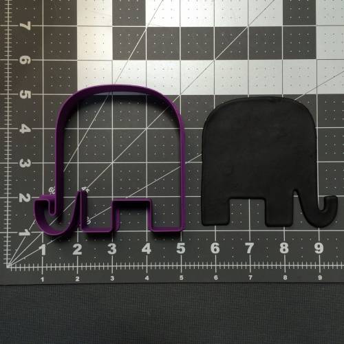 Elephant 102 Cookie Cutter
