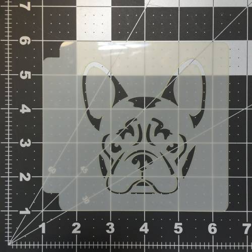 French Bulldog Stencil 100