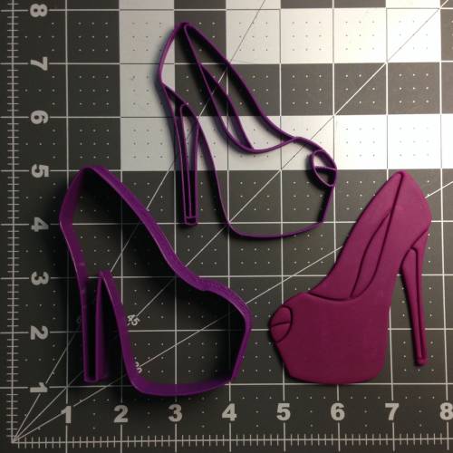 High Heel 101 Cookie Cutter and Stamp