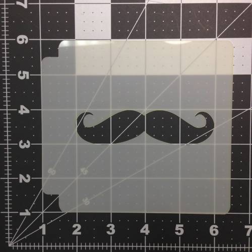 Mustache Stencil 100