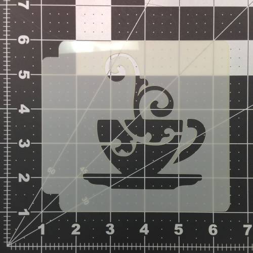 Teapot Stencil 100