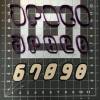 Toy Font Number Cookie Cutter Set