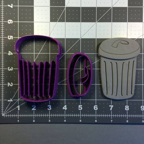 Trash Can 100 Cookie Cutter Set
