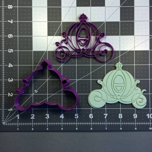 Carriage 100 Cookie Cutter and Stamp