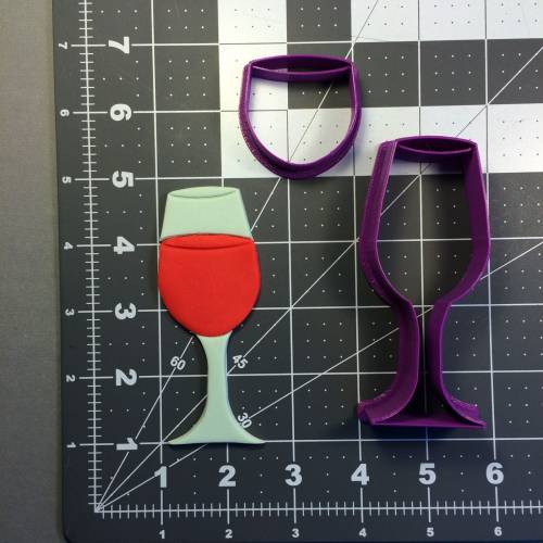 Wine Glass 100 Cookei Cutter Set