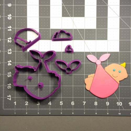 Baby in a Blanket 100 Cookie Cutter Set