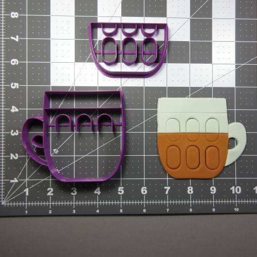 Beer Glass 100 Cookie Cutter Set