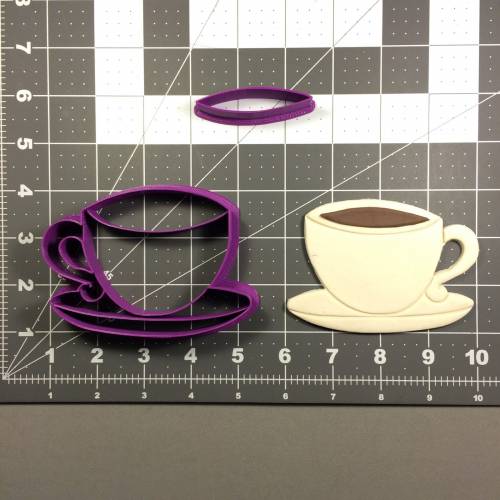 Coffee Cup Cookie Cutter Set