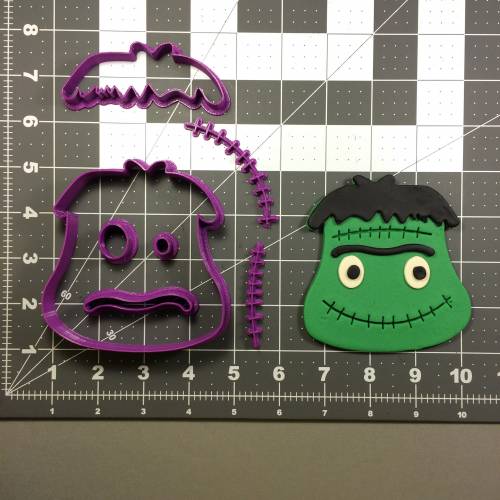 Frankenstein Face 101 Cookie Cutter Set