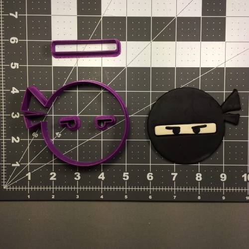Ninja Face 100 Cookie Cutter Set