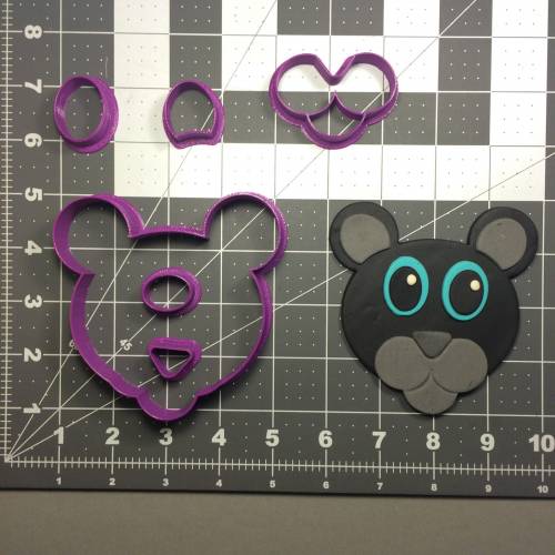 Panther Cute 101 Cookie Cutter Set