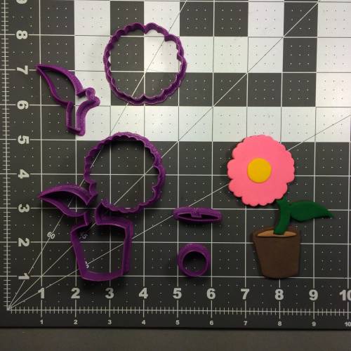 Potted Flower 100 Cookie Cutter Set