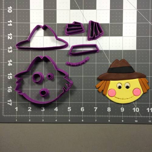 Scarecrow Face 100 Cookie Cutter Set