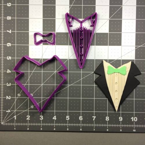 Tuxedo Shirt 266-B950 Cookie Cutter Set (4 inch)