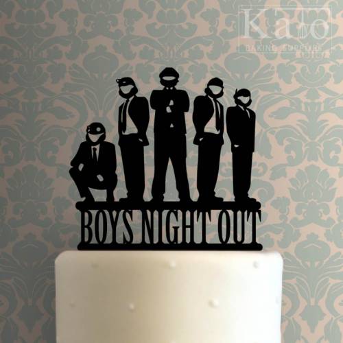 Boys Night Out Cake Topper 100