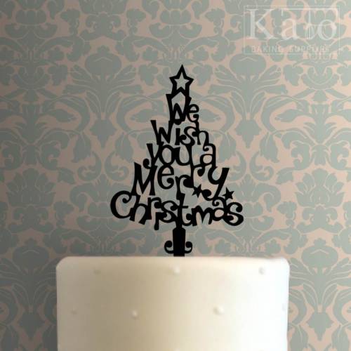 Christmas Tree Cake Topper 100