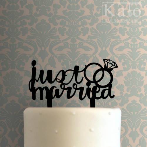 Just Married Cake Topper 100