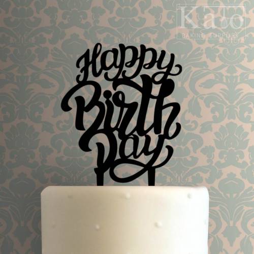 Happy Birthday 225-282 Cake Topper