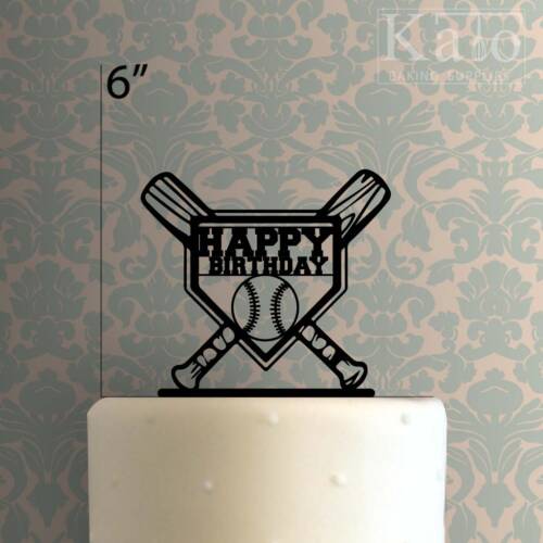 Happy Birthday Baseball 225-357 Cake Topper
