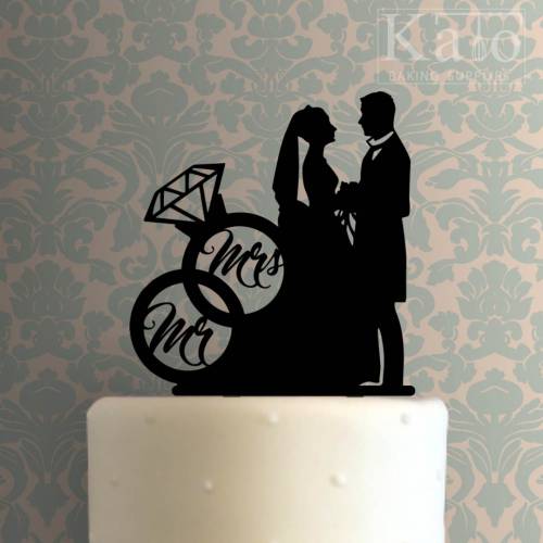 Mr. and Mrs. Cake Topper 100