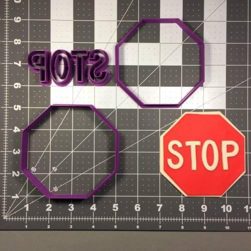 Stop Sign 100 Cookie Cutter Set
