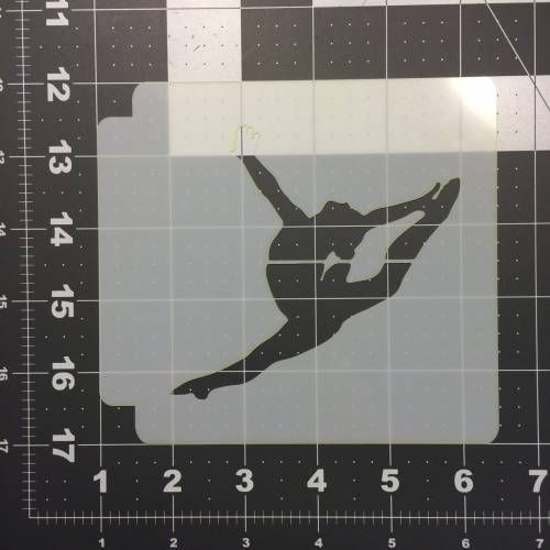 Gymnastics Stencil 103
