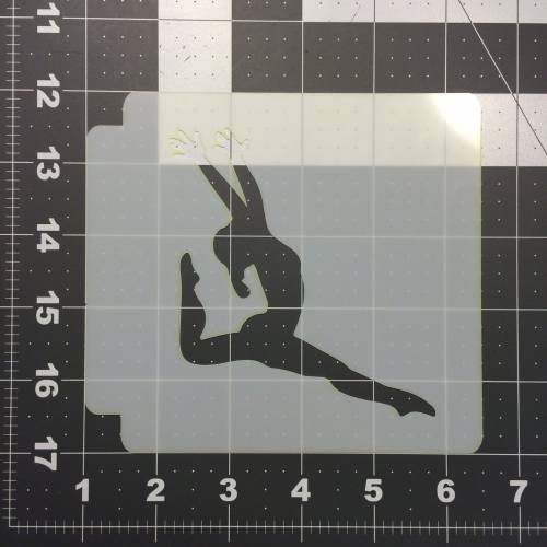 Gymnastics Stencil 104