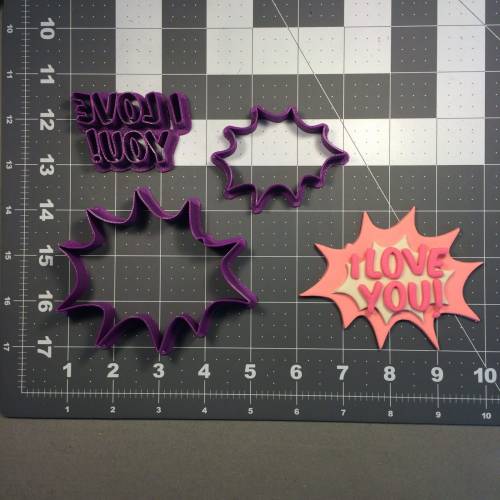 I Love You Sign 100 Cookie Cutter Set