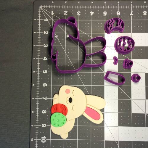 Easter Bunny 101 Cookie Cutter Set