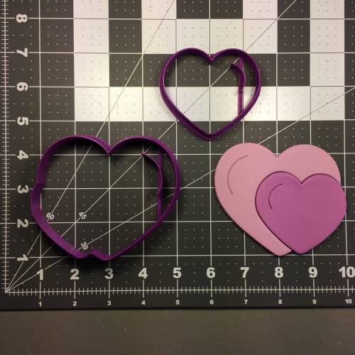 Heart Pair 100 Cookie Cutter Set