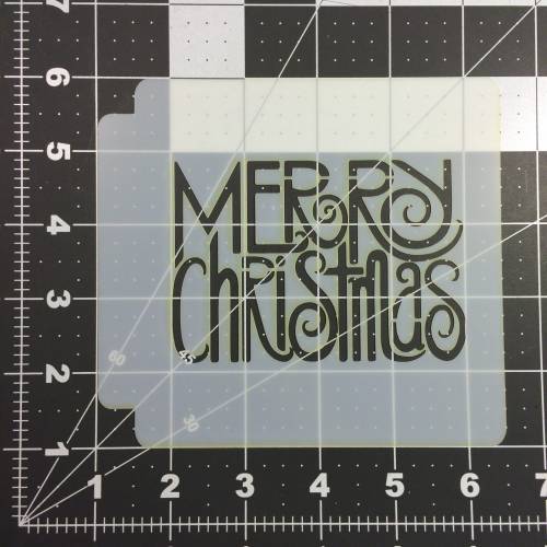 Merry Christmas 783-016 Stencil
