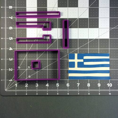 Greek Flag 100 Cookie Cutter Set