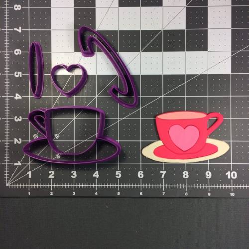 Tea Cup 102 Cookie Cutter Set