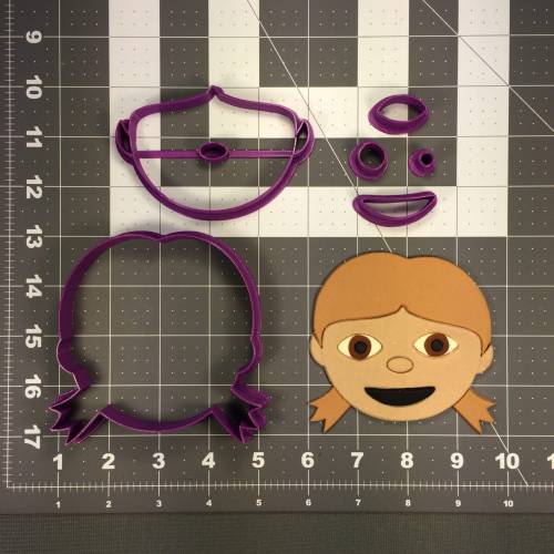 Emoji Girl 100 Cookie Cutter Set