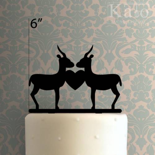 Gazelle Couple Cake Topper 100