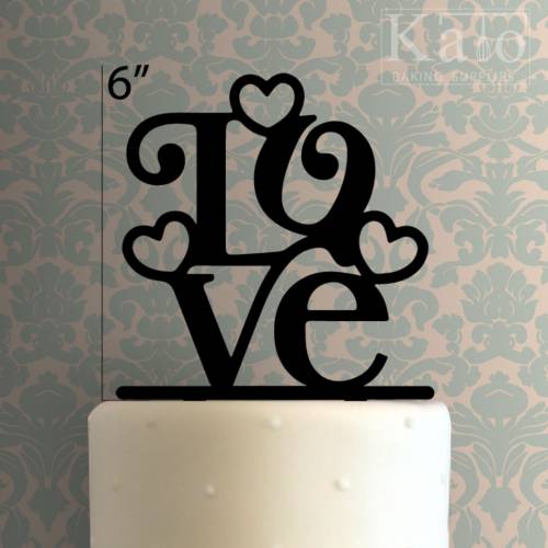 Love Cake Topper 100