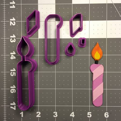 Candle Number 1 100 Cookie Cutter Set