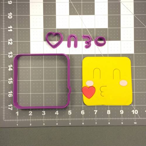 Square Emoji 108 Cookie Cutter Set