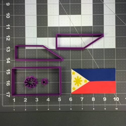 Philippines Flag 266-153 Cookie Cutter Set