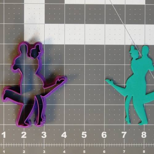 1920s Dancing Couple 266-C608 Cookie Cutter Silhouette