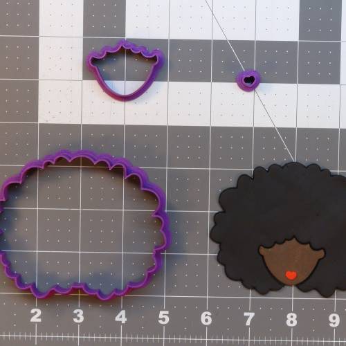 Afro Girl 266-B059 Cookie Cutter Set