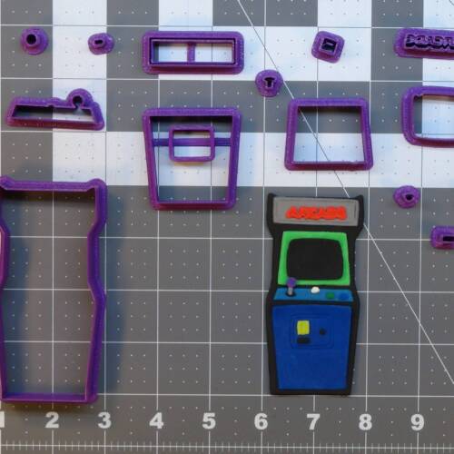 Arcade Machine 266-B641 Cookie Cutter Set